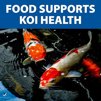 The Pond Guy Growth & Vibrance Fish Food for Show Quality Koi & Goldfish, Premium Protein Floating Pellets for Balanced Nutrition, 12 lbs