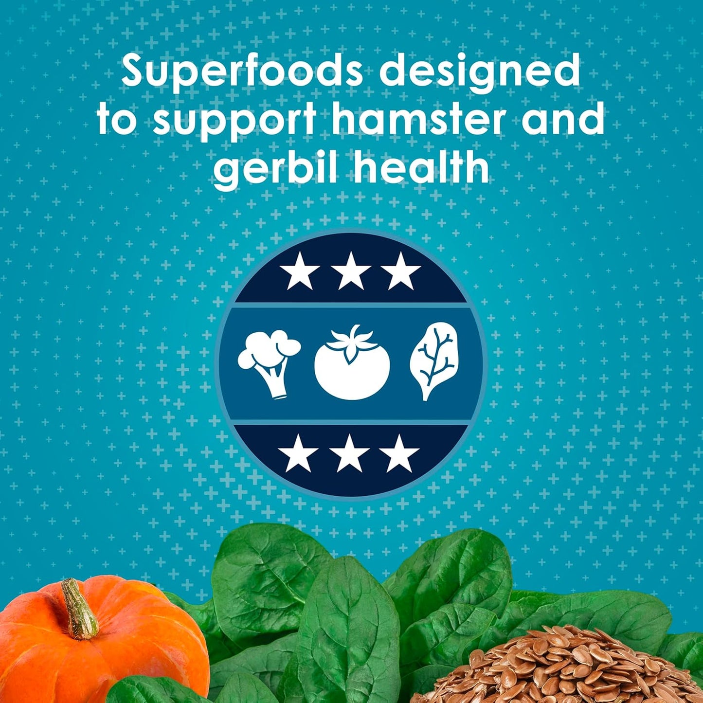 Kaytee Forti-Diet Pro Health Nourish+Protect Hamster and Gerbil Food, Comprehensive Nutrition Backed by Science, Digestive Health, Immune Support, 3 Pounds