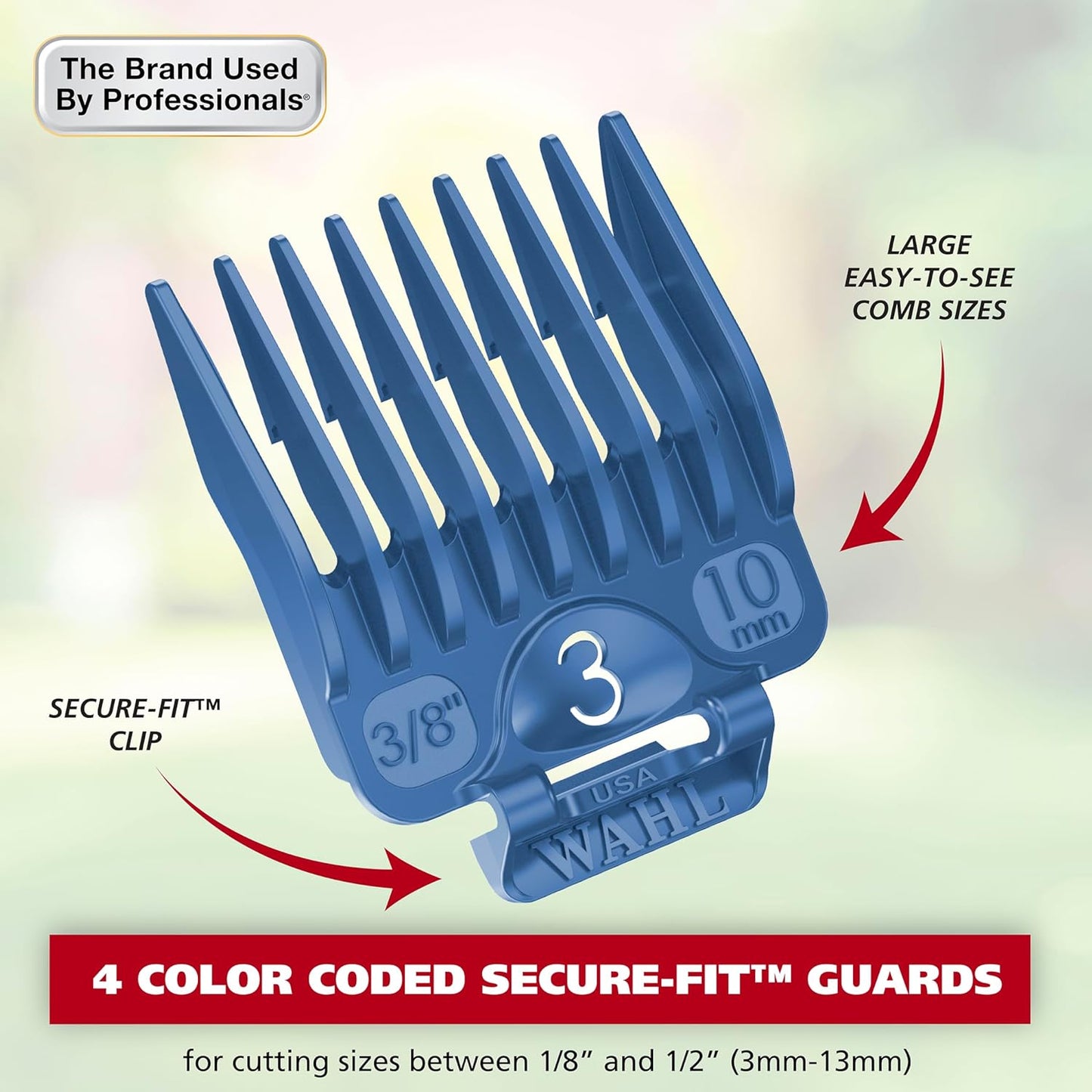 Wahl USA Pro Series All Metal Corded Dog Grooming Kit, an Ultra Quiet Dog Clipper with Metal Housing for Quieter and Cooler Operating - Model 3026335