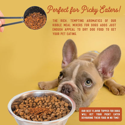 Beg & Barker Beef Dog Food Topper - Premium Meal Mixer - All Natural, High Protein Beef Topper (5 oz, Pack of 1)