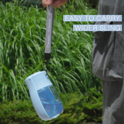 Foldable Dog Water Bottle, Portable Water Dispenser for Dog, Cat, Rabbit, Puppy and Small Animals, Dishwasher Safe Pet Accessories for Walking, Hiking, Travel