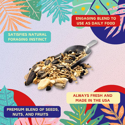 5LB 3400 Wholesome Conure & Cockatiel Blend