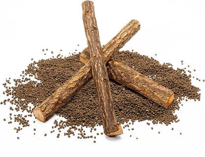 Ultum Nature Systems Driftwood - Log Wood - Natural Aquarium Hardscape for Planted Tank Aquascaping - Fish, Crab, Reptile, Bird, Paludarium Enclosure Structure, Terrarium Decor - LRG 1Pc, 15-18" ⌀2-3"