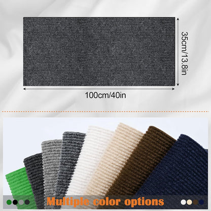 Cat Scratch Furniture Protector - 40" x 13.8" Trimmable Self-Adhesive Cats Claws Scratch Pads, DIY Cat Climbing Couch Protector for Scratch Post Cat Tree Replacement Indoor (Dark Gray)