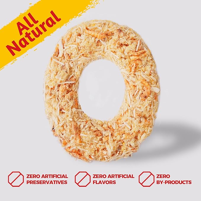 Just Try 8 OZ Raw Antarctic Krill Freeze Dried Cat & Dog Food Toppers Mixers Meal Toppers Low Calorie with Real Chicken Egg Yolk, High Protein Food Toppers Omega 3 for Picky Eaters Skin & Coat Support