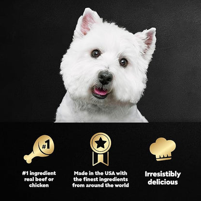 Cesar Home Delights Adult Wet Dog Food, Slow Cooked Chicken & Vegetables Dinner and Beef Stew Variety Pack, 3.5 oz. (12 Count, Pack of 2)