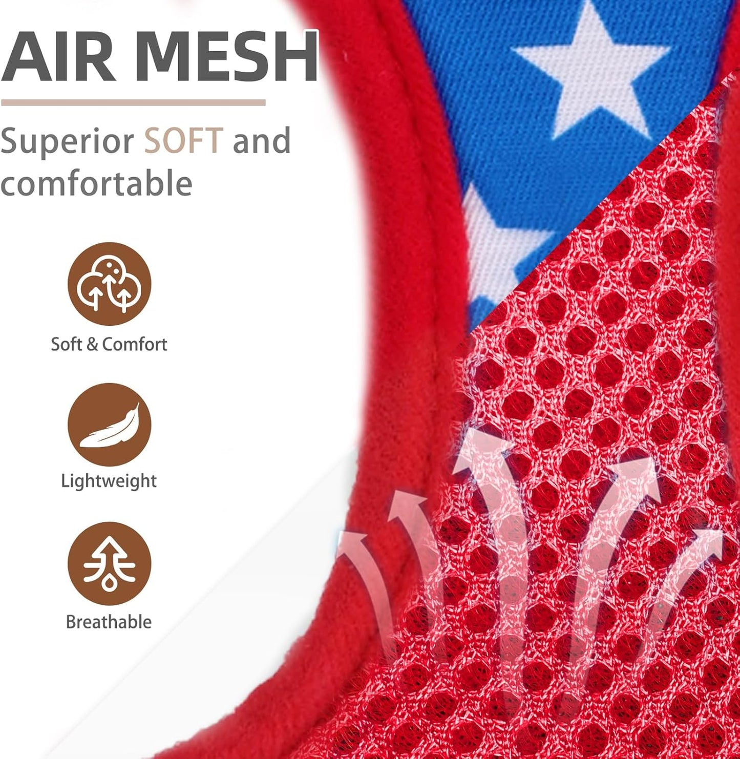 PUPTECK Adjustable Dog Harness Collar and Leash Set Step in No Pull Pet Harness for Small Medium Dogs Puppy and Cats Outdoor Walking Running, Soft Mesh Padded Reflective Vest Independence Harnesses