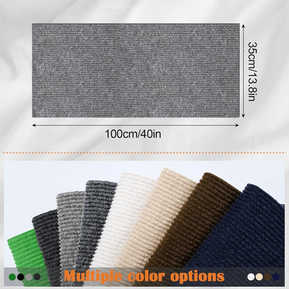 Cat Scratch Furniture Protector - 78.7" x 13.8" Trimmable Self-Adhesive Cats Claws Scratch Pads, DIY Cat Climbing Couch Protector for Scratch Post Cat Tree Replacement Indoor (Light Gray)