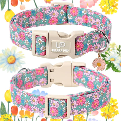 4th of July Dog Collar–American Flag Dog Collars,Patriotic Stars & Baseball Pet Collar with Quick Release,Adjustable for Small/Medium Dogs