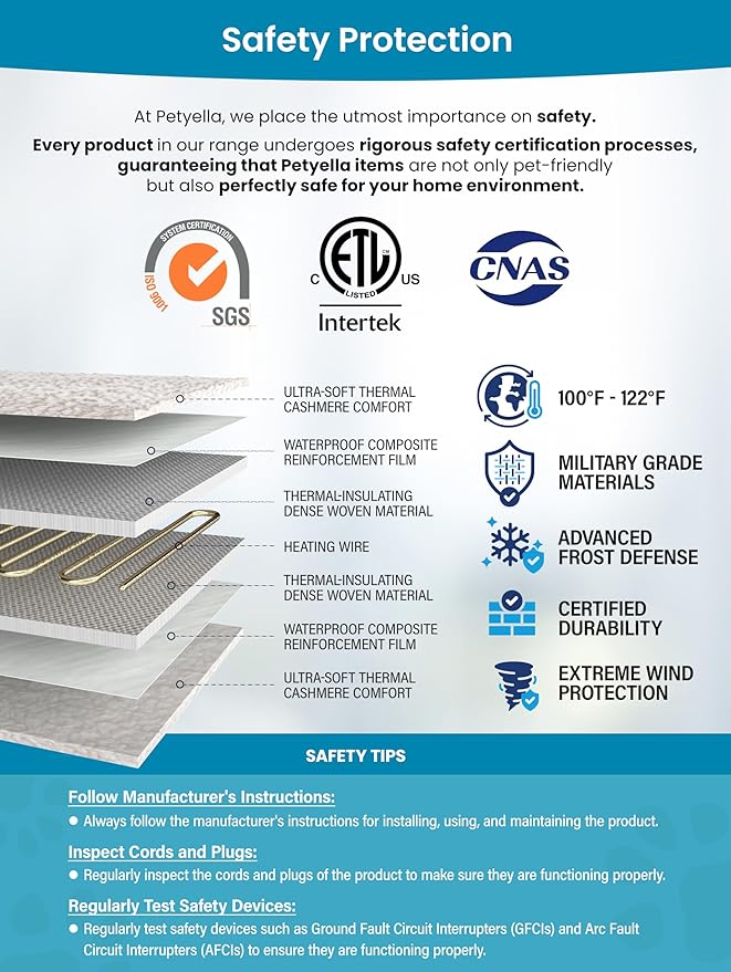 Weatherproof Heated Cat House for Outdoor Cats in Winter - Easy to Assemble Outdoor Heated Cat House