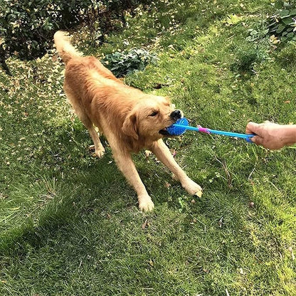 Orgrimmar 3 PCS Pet Squeaky Chewing Balls Dog Soft Stab Cleaning Teeth Toys Balls with High Bounce for Small Medium Large Pet Dog Cat Toys(Small,2.55in)