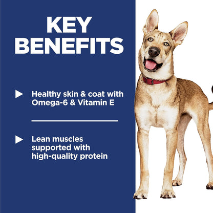 Hill's Science Diet Adult 1-6, Adult 1-6 Premium Nutrition, Dry Dog Food, Chicken & Barley, 45 lb Bag