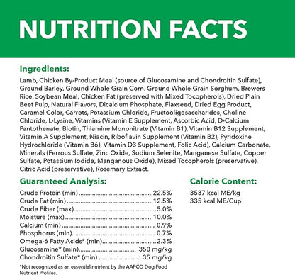 IAMS Proactive Health Large Breed Adult Dry Dog Food Lamb & Rice Recipe, 15 lb. Bag