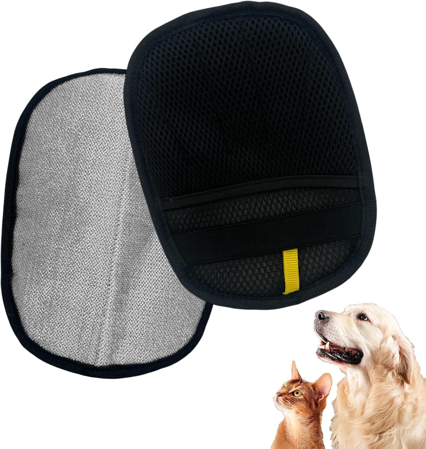 Electrostatic Pet Hair Removal Glove, Reusable Static Removal Gloves for Pets Hair, Versatile Pet Grooming Gloves for Couch, Furniture, Carpet, Car Seat