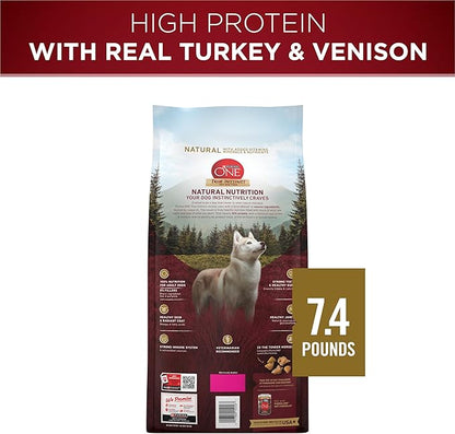 Purina ONE True Instinct With A Blend Of Real Turkey and Venison Dry Dog Food - 7.4 lb. Bag