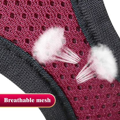 YIMEIS Dog Harness and Leash Set, No Pull Soft Mesh Pet Harness, Reflective Adjustable Puppy Vest for Small Medium Large Dogs, Cats (Grape Purple, X-Small (Pack of 1)