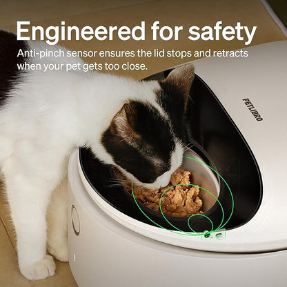 PETLIBRO Automatic Cat Feeder Wet Food with Stainless Steel Bowl, Refrigerated Auto Cat Feeder with Semiconductor Cooling, 3 Fresh Meals for 3 Days, App-Controlled Pet Food Dispenser, Easy to Clean
