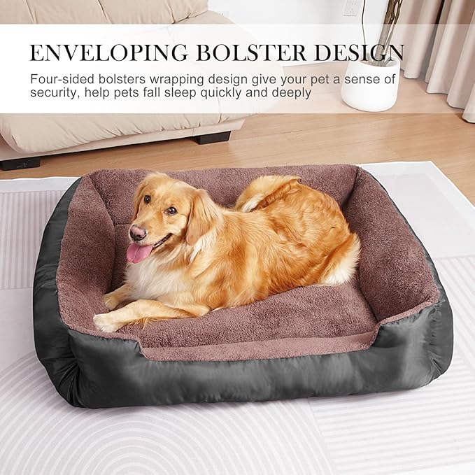 Dog Beds for Small Dogs, Soft Breathable Pet Bed Machine Washable, Small Dog Bed with Non-Slip Bottom