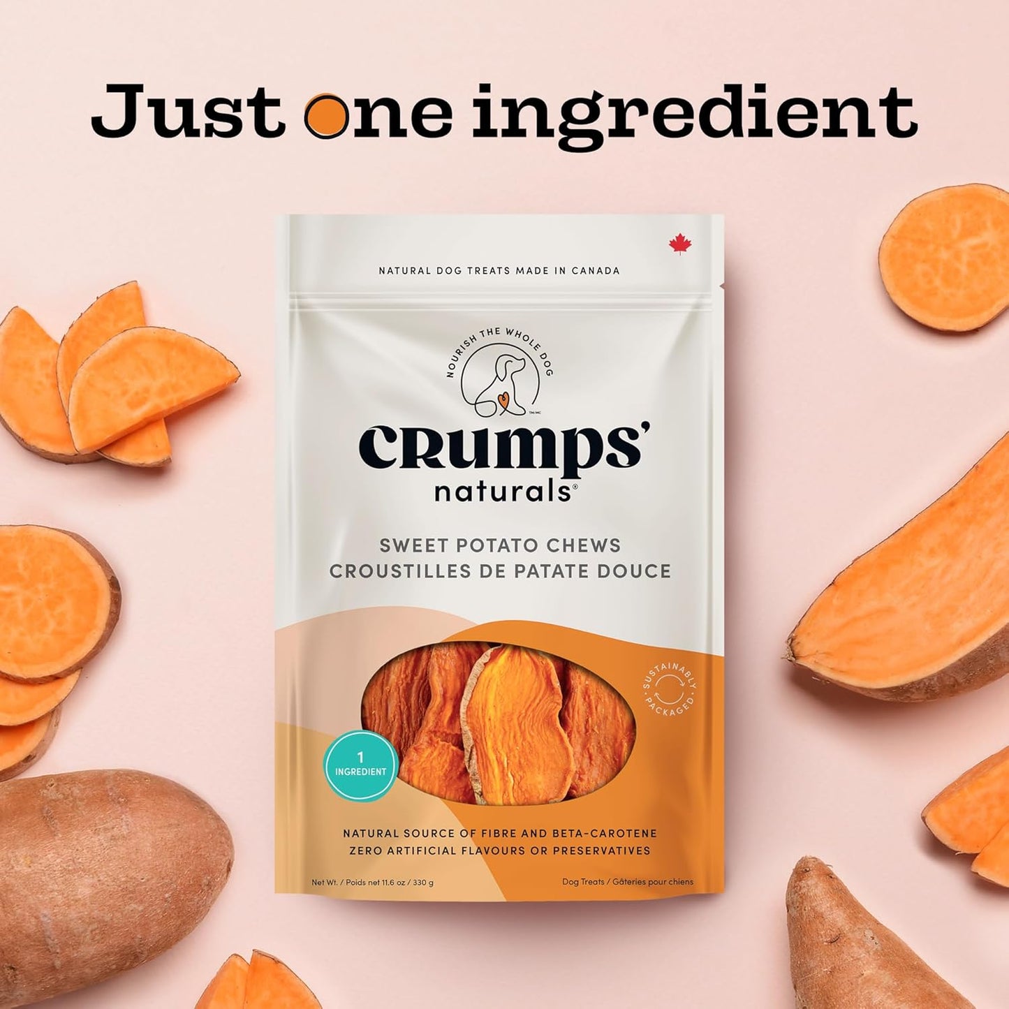 Crumps' Naturals Sweet Potato For Pets, 5.6-Ounce