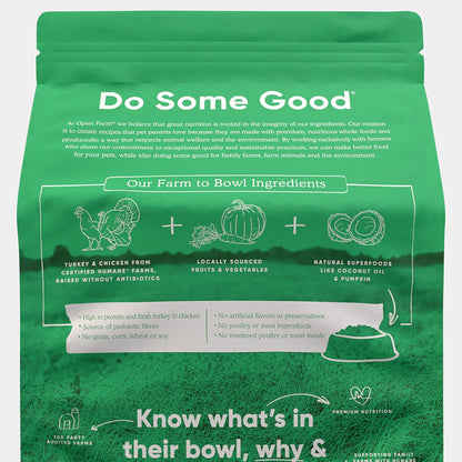 Open Farm Grain-Free Homestead Turkey and Chicken Dog Food 4.5 Pounds