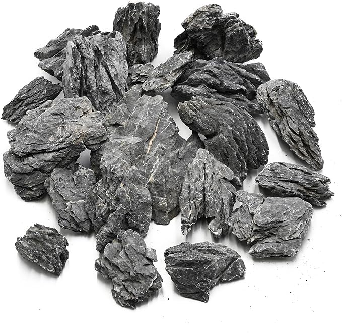 KINGRUI Aquarium Rocks Seiryu Rock Stone 44lb Dragon Stone for Aquarium Landscaping Models Fish Tank Decoration Reptile and Amphibian enclosures 3 to 9 inch