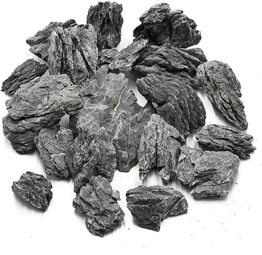 KINGRUI Aquarium Rocks Seiryu Rock Stone 44lb Dragon Stone for Aquarium Landscaping Models Fish Tank Decoration Reptile and Amphibian enclosures 3 to 9 inch