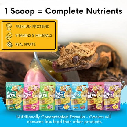 16oz Complete Crested Gecko Food Diet. Premium Ingredients Mix, Ready to Use Freshly Made Powder. Unique Superfood Formula, Developed & Made in The USA. Enjoy!