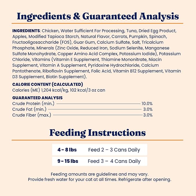 Solid Gold Flavorful Feast Wet Cat Food - Pate - Real Chicken - Canned Cat Food, 12 Pack