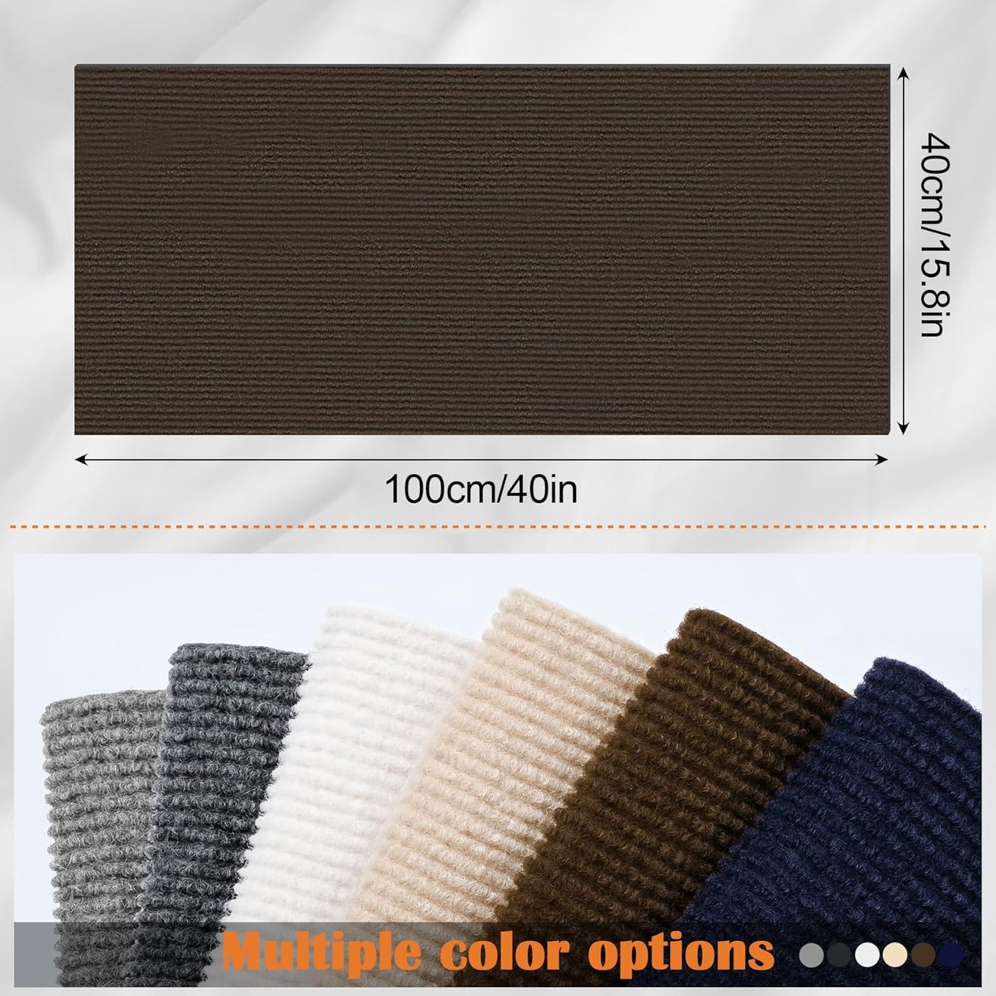 Cat Scratch Protectors for Furniture - 40" x 15.8" Trimmable Self-Adhesive Cats Claws Scratch Pads, Cat Climbing Couch Protector for Protecting Furniture Couch Chair Sofa Cats Pet Gift (Brown)