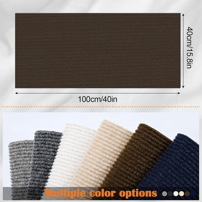 Cat Scratch Protectors for Furniture - 40" x 15.8" Trimmable Self-Adhesive Cats Claws Scratch Pads, Cat Climbing Couch Protector for Protecting Furniture Couch Chair Sofa Cats Pet Gift (Brown)