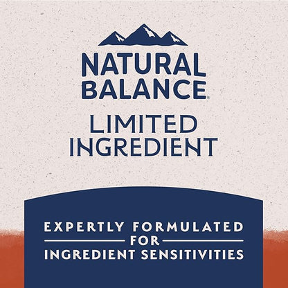 Natural Balance Limited Ingredient Grain Free Salmon & Sweet Potato Dry Dog Food, Sensitive Stomach, 4 lb (Pack of 1)