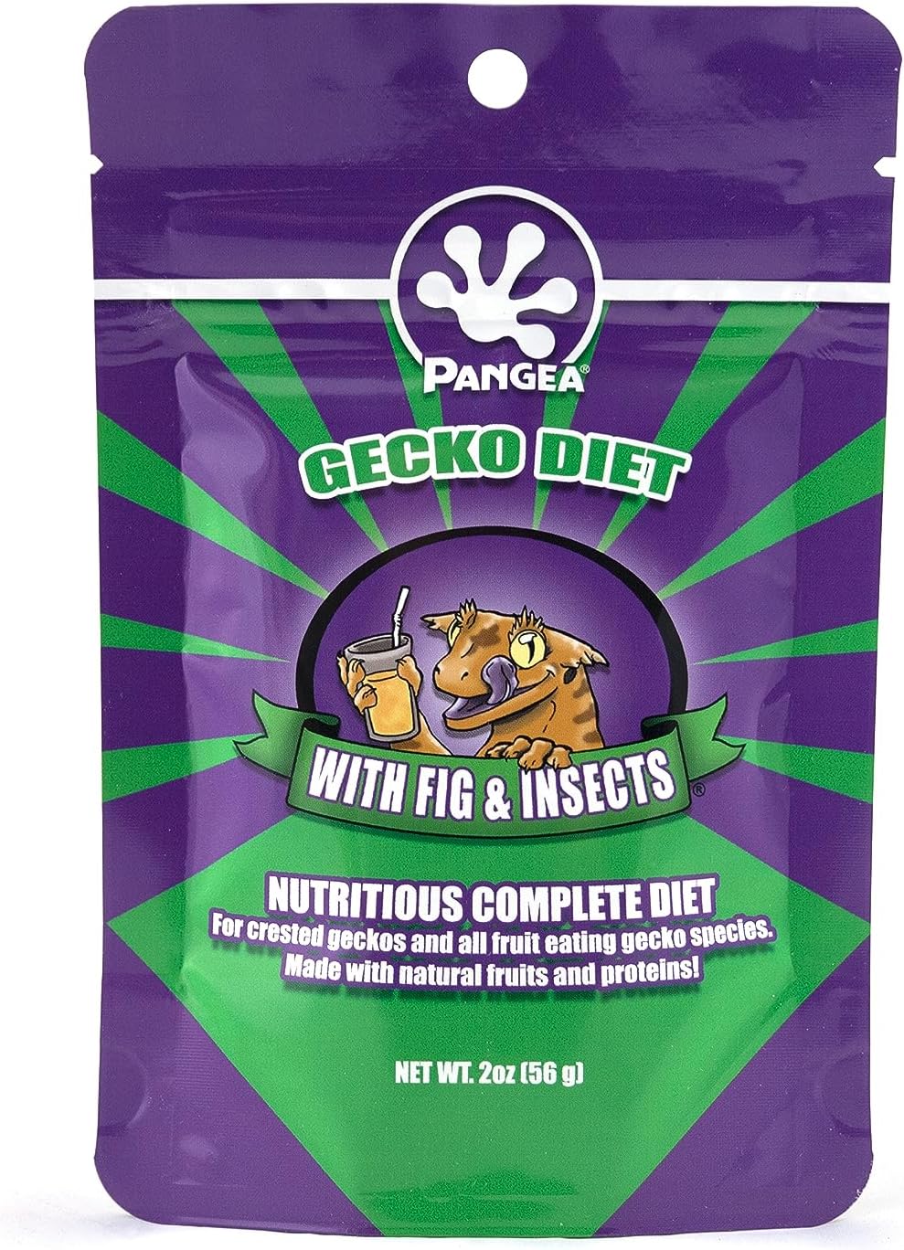 Pangea Gecko Diet Fruit & Fig Bundle - 2oz Fruit & Insects and Fig & Insects