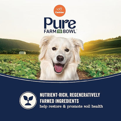 Canidae Pure Farm to Bowl Free-Range Bison, Lentil & Carrot, Adult, Grain-Free Dry Dog Food, 21lb