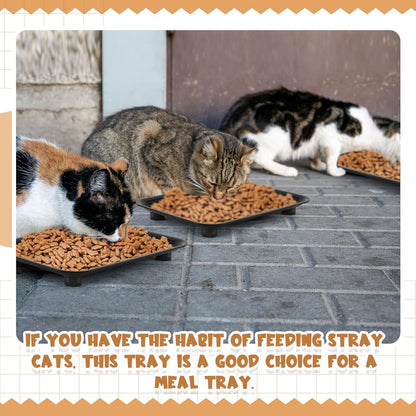 Marsui Ant Proof Cat Dog Bowl Tray - Waterless, Height Adjustable Legs for Pet Neck Comfort No Pest Pet Food Feeding Station, Kitchen Sweets & Trash Ant Barrier(23mm-37mm)