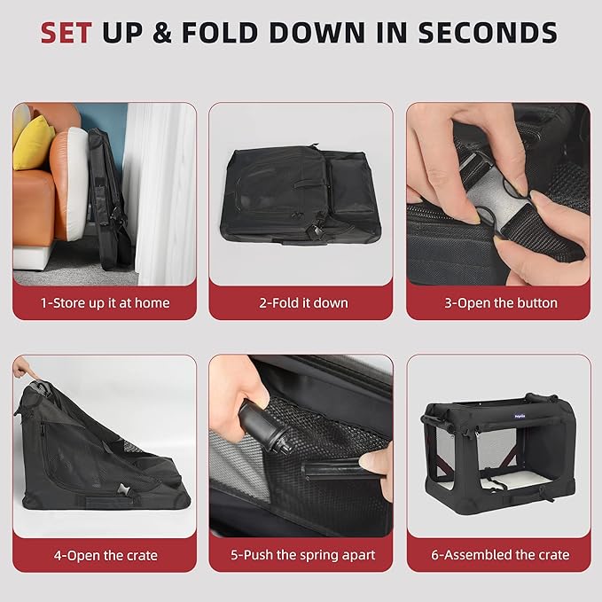 Petprsco Large Cat Carrier for 2 Cats Small Medium Dogs, Soft Pet Carrier 24x17x17 for Traveling with Warm Blanket Foldable Bowl and Washable Pad