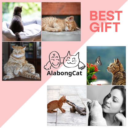 Interactive Cat Toy, A Chicken Catnip Toy and Pink & Green Plush Cat Teaser Wand Toys - Funny, Entertaining, and Stimulating Indoor Cats and Kittens Toys, 3-Piece Set