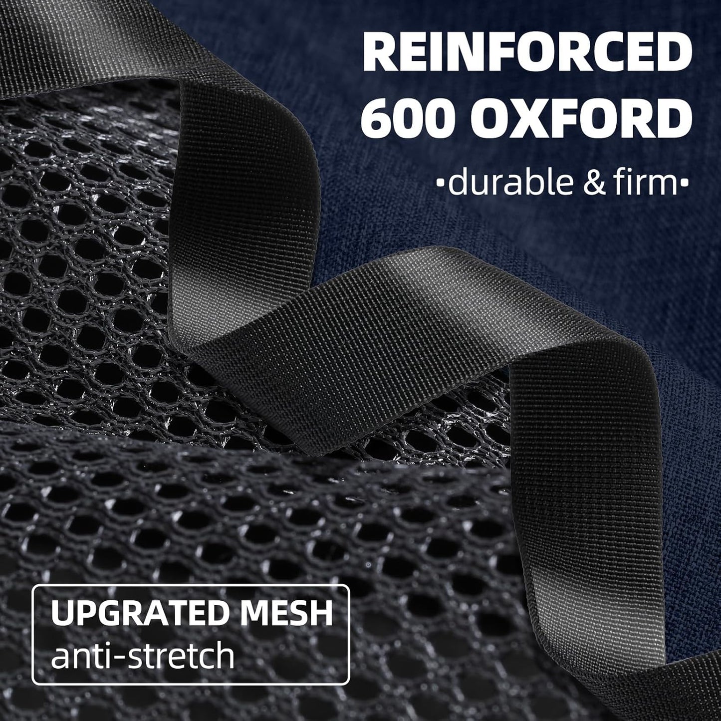 Cat Carrier Soft-Sided 18x11x11 Inch Travel Bag for Medium Cats Over 15lbs, Small Dog Carrier Crate Top Entry Breathable Mesh Puppy 12 Pounds, Pet Rabbit Carrying Cage Kennel Collapsible Navy