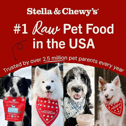 Stella & Chewy's Freeze-Dried Raw Dinner Patties - Duck Duck Goose Recipe - High Protein Grain-Free Puppy & Dog Food - Perfect For Picky Eaters - 5.5 oz