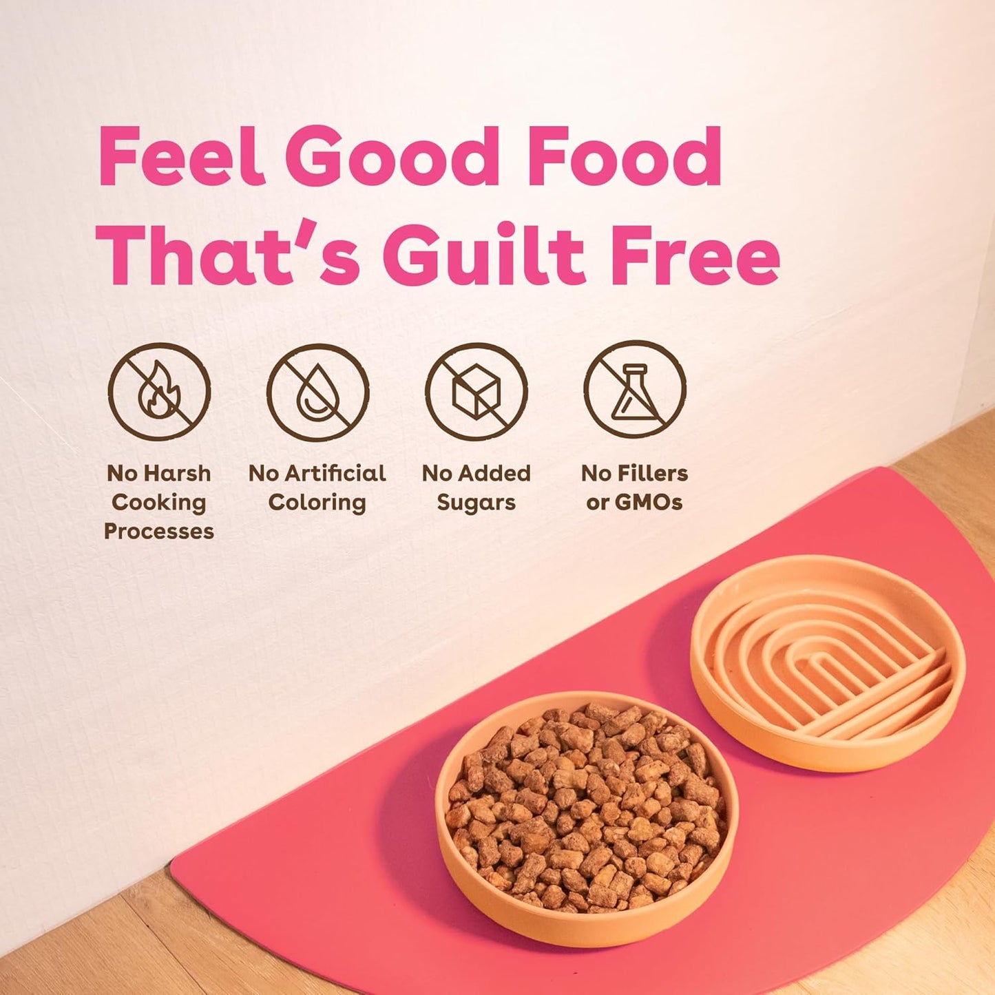 Pupford Good Dog Food, Freeze-Dried Raw, High-Protein, Superfood Ingredients, Vet-Approved, No Fillers or Artificial Additives (Lamb & Salmon Recipe, 25 oz)