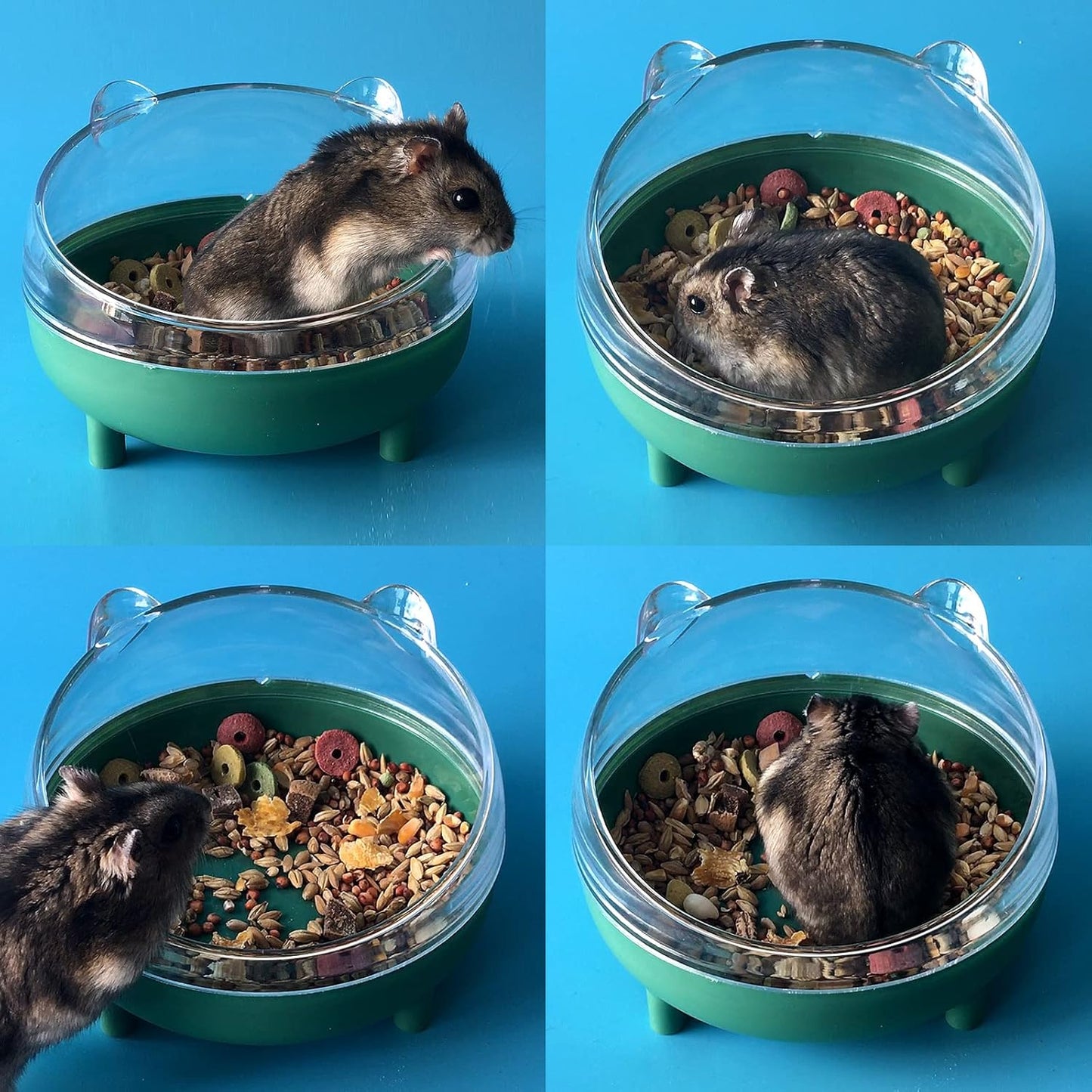 Hamster Bathtub,Small Animals Bathroom,Hamster Sand Bath Container,Hamsters Toilet for Dwarf Hamsters,Gerbils,mice,or Small Animals Food Bowl
