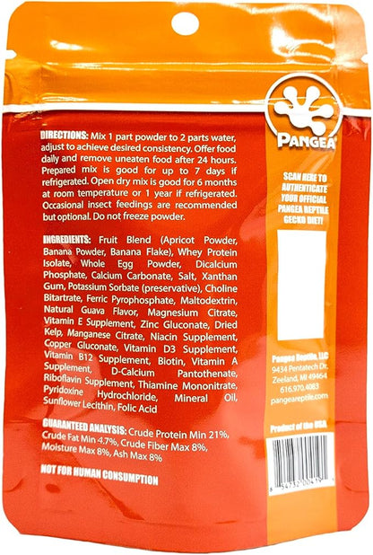 Pangea Fruit Mix Apricot Complete Crested Gecko Food 2 oz