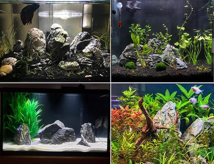 Voulosimi 44 lb Seiryu Rock Stone for Aquariums, Landscaping Model,Tank Decoration