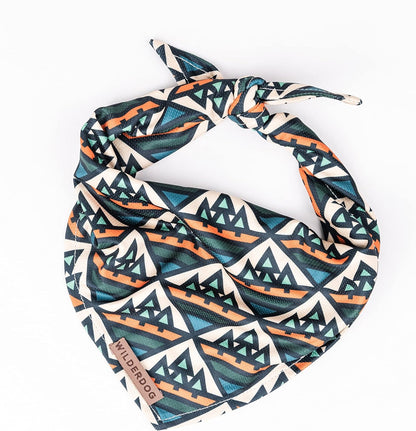 Wilderdog Dog Bandana with Lightweight Quick Drying Poly-Blend Mesh Material in Camp