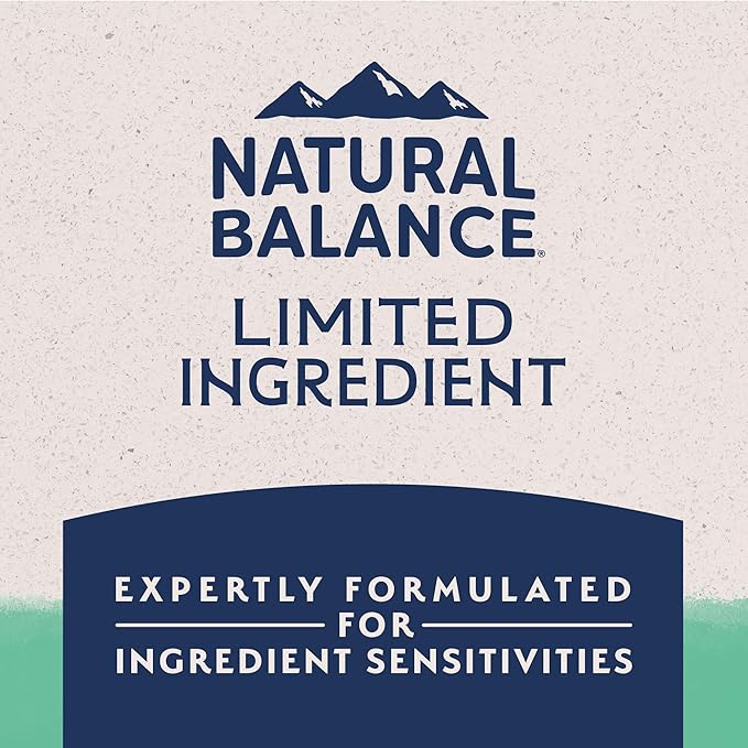 Natural Balance Limited Ingredient Adult Grain-Free Dry Dog Food, Chicken & Sweet Potato Recipe, 24 Pound (Pack of 1)