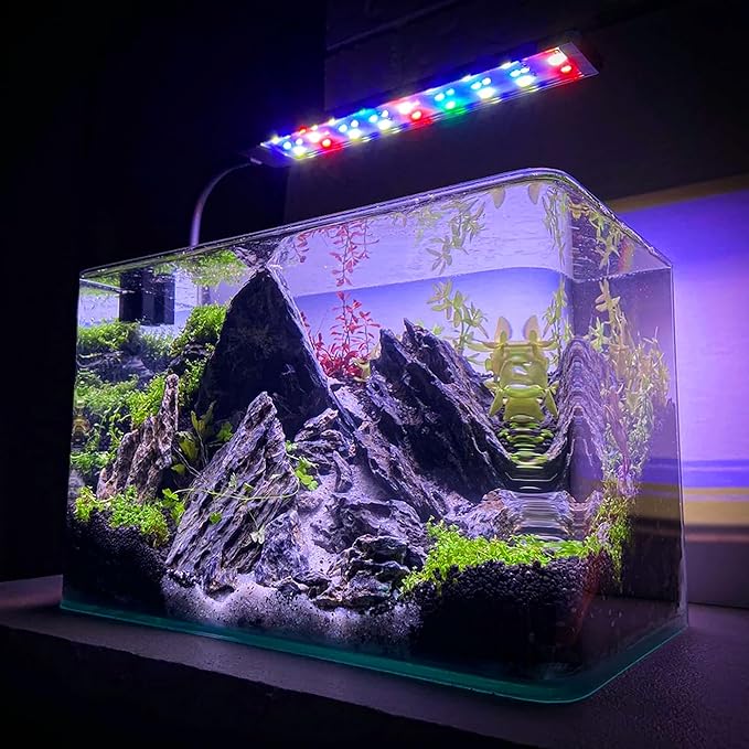 2-8 Inches Natural Seiryu Stone 5 PCS Aquarium Rocks for Aquascaping, Aquarium Landscaping, Terrariums, Fish Tank Decoration, Vivariums, Paludarium, Reptile and Amphibian Enclosures