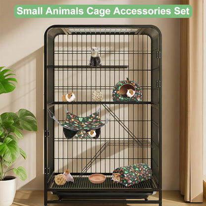 Ferret Hammock, Washable Rat Hammock,3 Pack Rat Cage Accessories,Soft Guinea Pig hammocks, Ferret Rats Chinchilla Bed, Hamster hammocks, Sugar Glider, Squirrel
