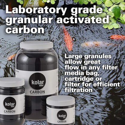 Kolar Labs Crystal Cal Activated Carbon – 1 Gallon, Activated Charcoal for Aquariums and Fish Tanks
