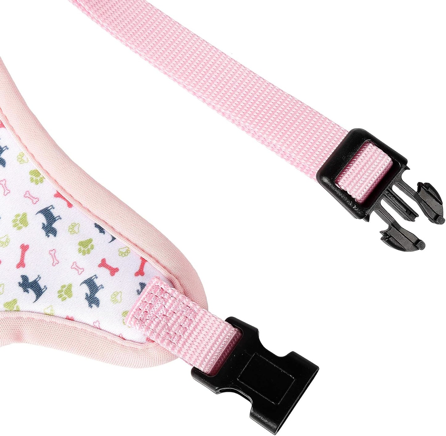 Mile High Life Step in Dog Harness for Small Dogs No Pull, Easy Get on Air Mesh Vest Harness, Adjustable Easy Closures Both Neck and Chest (Pink, XS Chest 11.4"-16.1")