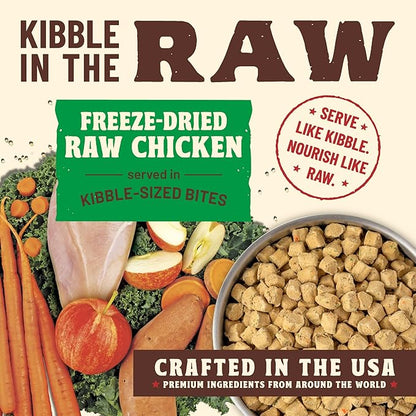 Primal Kibble in The Raw, Freeze Dried Dog Food, Small Breed Recipe, Scoop & Serve, Made with Raw Protein, Whole Ingredient Nutrition, Crafted in The USA, Dry Dog Food 1.5 lb Bag
