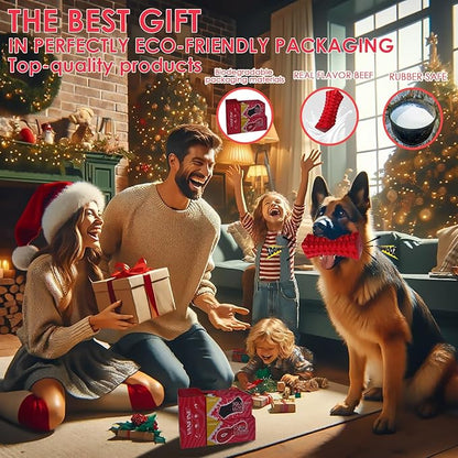 VANFINE Indestructible Squeaky Dog Toy – Tough Rubber Chew Toy for Aggressive Large Dogs, Durable and Safe for Interactive Play